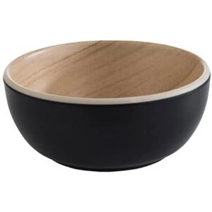 Ensaladera de melamina Frida de APS - Redonda, 8,5cm, Negro/Efecto madera Ensaladera de melamina Frida de APS - Redonda, 8,5cm, Negro/Efecto madera