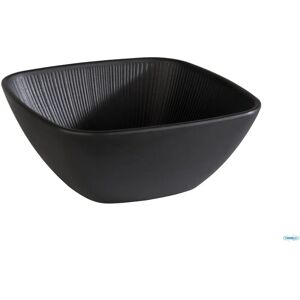 Set di ciotola e piatto nero NERO di melamina APS - Insalata e Dessert Set di ciotola e piatto nero NERO di melamina APS - Insalata e Dessert