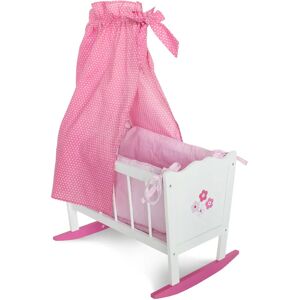 CHIC 2000 Doll Cradle - Wooden, White, Doll Up to 46cm CHIC 2000 Doll Cradle - Wooden, White, Doll Up to 46cm
