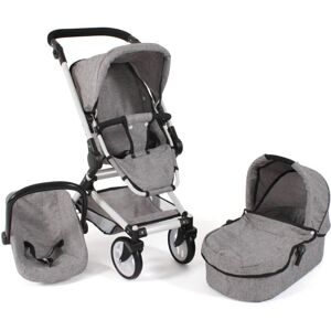 CHIC2000 Fides 3in1 Puppenwagen - Melange Grau CHIC2000 Fides 3in1 Puppenwagen - Melange Grau