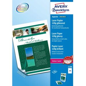 Avery Premium Colour Laser Photo Paper - White - A4 Avery Premium Colour Laser Photo Paper - White - A4