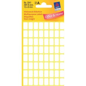 Avery 3041 Selvklæbende Etiketter - Rundet Rektangel - 384 stk Avery 3041 Selvklæbende Etiketter - Rundet Rektangel - 384 stk