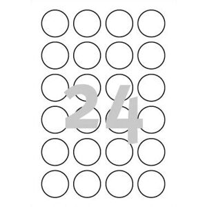 Avery L3415-100 White Circular Labels - Label Avery L3415-100 White Circular Labels - Label