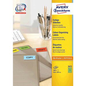 Avery 3472 Green Label - Self-adhesive Label for Organizing Avery 3472 Green Label - Self-adhesive Label for Organizing