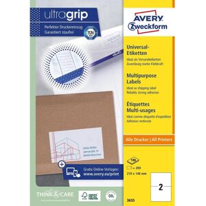 Avery Zweckform 3655 White Labels - Labels Avery Zweckform 3655 White Labels - Labels