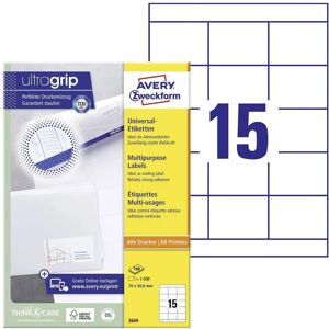 Avery Zweckform 3669 White Labels - Labels Avery Zweckform 3669 White Labels - Labels