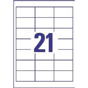 Avery 3670 Labels - Universal 64x36mm - White - Labels Avery 3670 Labels - Universal 64x36mm - White - Labels