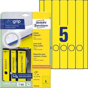Avery L4751-20 Yellow Folder Labels - Folder Labels Avery L4751-20 Yellow Folder Labels - Folder Labels