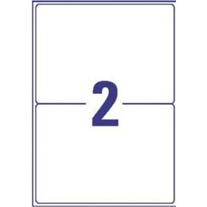 Avery White Weather-Resistant Shipping Labels - L7996-25 Avery White Weather-Resistant Shipping Labels - L7996-25