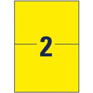 Avery L6130-20 Yellow Weatherproof Labels - Rectangle, 40 pcs Avery L6130-20 Yellow Weatherproof Labels - Rectangle, 40 pcs