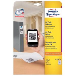 Avery L7120-25 White Square Permanent Labels - Labels Avery L7120-25 White Square Permanent Labels - Labels