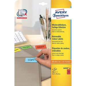 Avery L6038-20 Red Label - Label Avery L6038-20 Red Label - Label
