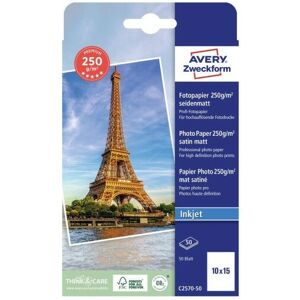 Avery C2570-50 Photo Paper White Semi-gloss - Photo Paper Avery C2570-50 Photo Paper White Semi-gloss - Photo Paper