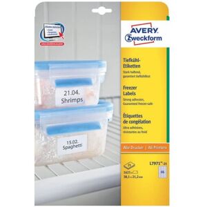 Avery L7971-25 White Freezer Labels - Freezer Labels Avery L7971-25 White Freezer Labels - Freezer Labels
