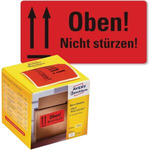 Etichette di Avvertimento Avery 7214 - Rosso Neon, 100x50mm, 200 Rotoli Etichette di Avvertimento Avery 7214 - Rosso Neon, 100x50mm, 200 Rotoli