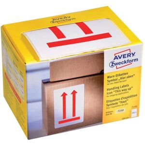 Etykiety ostrzegawcze samoprzylepne Avery 7250 - Prostokąt, Niebieski, 74x100mm Etykiety ostrzegawcze samoprzylepne Avery 7250 - Prostokąt, Niebieski, 74x100mm
