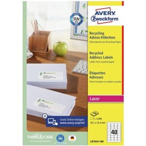 Étiquettes recyclées écologiques Avery 45,7x25,4mm - Étiquettes - Publicité Étiquettes recyclées écologiques Avery 45,7x25,4mm - Étiquettes - Publicité