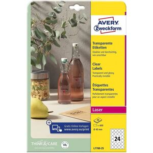 Avery Brand Round Clear Labels - 60mm - 300 Labels - Labels Avery Brand Round Clear Labels - 60mm - 300 Labels - Labels