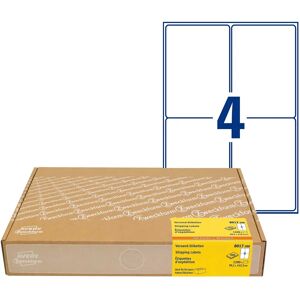 Avery 8017-300 Self-Adhesive Rectangle Labels - White - 1200 pcs Avery 8017-300 Self-Adhesive Rectangle Labels - White - 1200 pcs