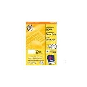 Avery Model 3651-200 - Self-adhesive Labels - 52.5x29.7mm - 8800 pcs Avery Model 3651-200 - Self-adhesive Labels - 52.5x29.7mm - 8800 pcs