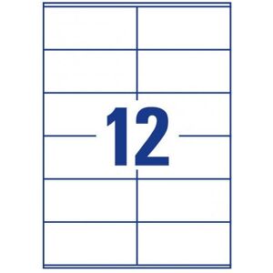 Avery 3424-200 White Self-Adhesive Labels - Rectangle 105x48mm 2400 pcs Avery 3424-200 White Self-Adhesive Labels - Rectangle 105x48mm 2400 pcs