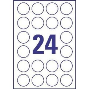 Avery L7780-25 Transparent Labels - Labels - 40 mm - 600 pcs Avery L7780-25 Transparent Labels - Labels - 40 mm - 600 pcs
