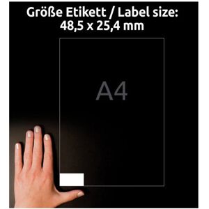 Avery 4780-65 White Self-Adhesive Labels - 2600 pcs Avery 4780-65 White Self-Adhesive Labels - 2600 pcs