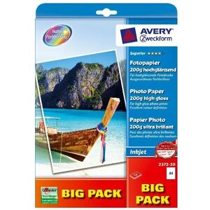 Avery High-gloss Photo Paper A4 50 Sheets Avery High-gloss Photo Paper A4 50 Sheets
