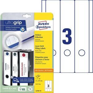 Avery L4759-10 White - Labels for binders Avery L4759-10 White - Labels for binders
