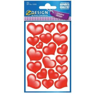 Papier autocollant permanent multicolore Avery 53205 - 38 pièces Papier autocollant permanent multicolore Avery 53205 - 38 pièces