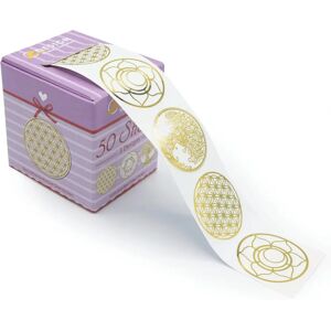 Avery Zweckform Goldene Blume des Lebens Aufkleber - 50 Stück Avery Zweckform Goldene Blume des Lebens Aufkleber - 50 Stück