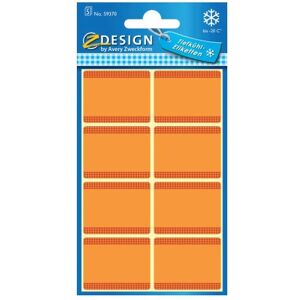 Étiquettes auto-adhésives orange Avery 59370 - Rectangle 40 pcs Étiquettes auto-adhésives orange Avery 59370 - Rectangle 40 pcs