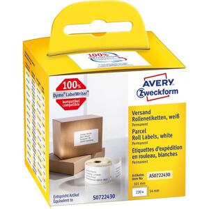 Avery Modello AS0722430 - Etichette Bianche Rettangolari Permanente Avery Modello AS0722430 - Etichette Bianche Rettangolari Permanente