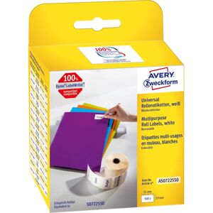 Avery AS0722550 Bílé Obdélníkové Odlepitelné Štítky Avery AS0722550 Bílé Obdélníkové Odlepitelné Štítky