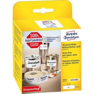 Avery A1933085 White Weatherproof Industrial Labels - Label Avery A1933085 White Weatherproof Industrial Labels - Label