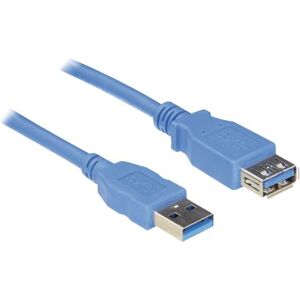 Hapena câble USB 3.2 Gen 1 5m - USB A Bleu Hapena câble USB 3.2 Gen 1 5m - USB A Bleu