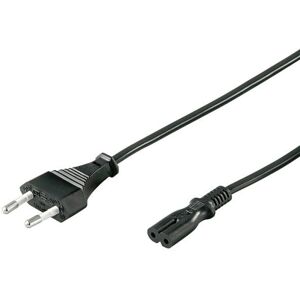 Hapena 41050 Câble d'alimentation - Câble IEC Type C, Noir Hapena 41050 Câble d'alimentation - Câble IEC Type C, Noir