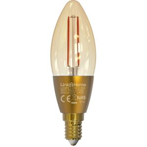 Link2Home Wi-Fi LED Candle Filament Dimmable Bulb - Smart Light Bulb Link2Home Wi-Fi LED Candle Filament Dimmable Bulb - Smart Light Bulb