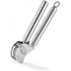 Presse d'ail en acier inoxydable RÖSLE avec auto-trimming - Publicité Presse d'ail en acier inoxydable RÖSLE avec auto-trimming - Publicité