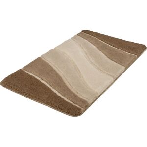 Meusch Ocean Bath Mat - Wavy Design, Taupe, 70x120 cm Meusch Ocean Bath Mat - Wavy Design, Taupe, 70x120 cm