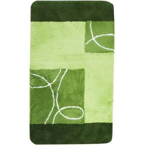MEUSCH Curly Badteppich - Rechteckig, Kiwigrün, 70x120cm - Badematte MEUSCH Curly Badteppich - Rechteckig, Kiwigrün, 70x120cm - Badematte