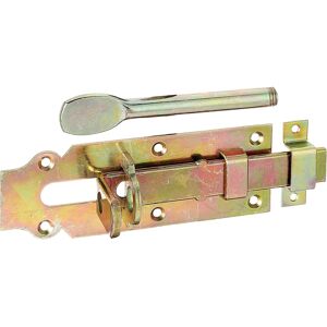 Verrou de porte d'étable - Acier galvanisé - Poignée plate - 160 x 56 mm - Publicité Verrou de porte d'étable - Acier galvanisé - Poignée plate - 160 x 56 mm - Publicité