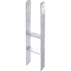 ALBERTS Steel Ground Anchor - 8mm, 161mm Wide, 800mm High - Ground Anchor ALBERTS Steel Ground Anchor - 8mm, 161mm Wide, 800mm High - Ground Anchor