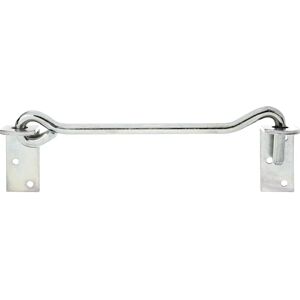 Alberts Storm Hook - Galvanized 280 x Ø 12 mm with Counterplate Alberts Storm Hook - Galvanized 280 x Ø 12 mm with Counterplate