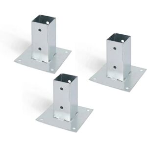 Anclaje de tierra ALBERTS Acero, 61x61mm, 11mm Agujero - Soporte para poste de cerca Anclaje de tierra ALBERTS Acero, 61x61mm, 11mm Agujero - Soporte para poste de cerca