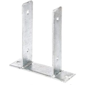 Support de poteau en U Alberts - Acier galvanisé 4mm - Pour clôtures en bois - Publicité Support de poteau en U Alberts - Acier galvanisé 4mm - Pour clôtures en bois - Publicité