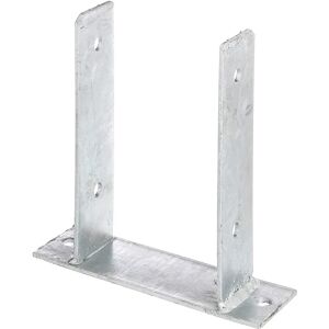 ALBERTS 212827 Support de Poteau Zingué - Fixation par Vis - Publicité ALBERTS 212827 Support de Poteau Zingué - Fixation par Vis - Publicité