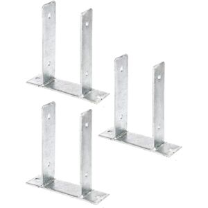 ALBERTS U-Pfostenträger Bodenanker - Galvanizado por fuego - para postes de madera ALBERTS U-Pfostenträger Bodenanker - Galvanizado por fuego - para postes de madera