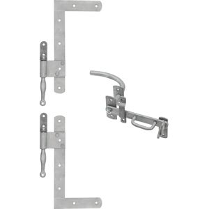 Alberts Garage Door Hardware Kit - Model 222277 - Steel, Gray, Fire Galvanized Alberts Garage Door Hardware Kit - Model 222277 - Steel, Gray, Fire Galvanized