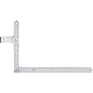 Alberts Gate Hinge - 400x600mm - Yellow Galvanized Steel Alberts Gate Hinge - 400x600mm - Yellow Galvanized Steel